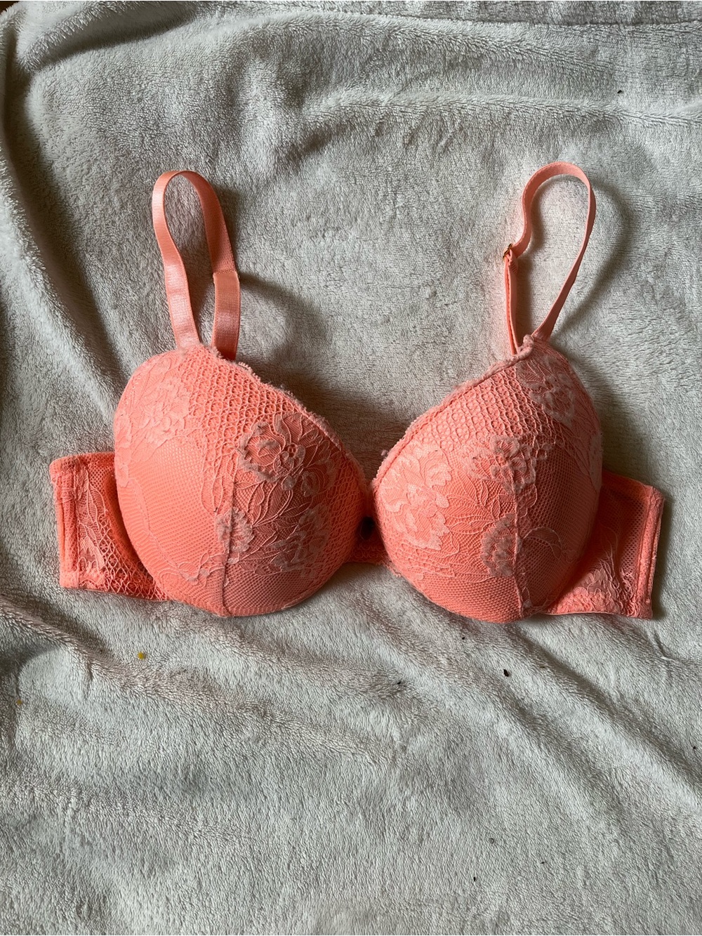 Women's Coral Lace Push-Up Bra